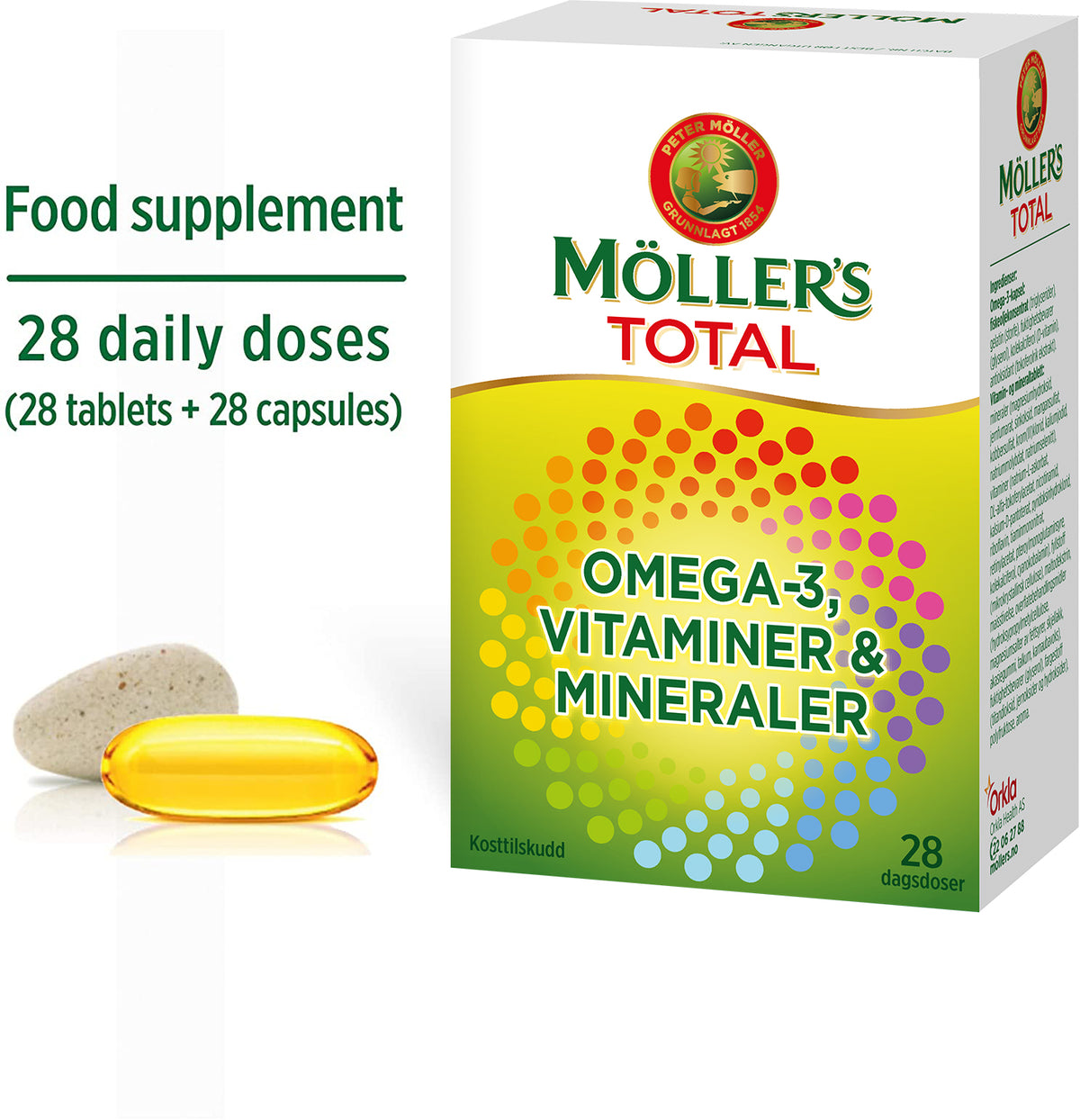 [Möller’s] Total Omega-3 and Multivitamin 28 doses
