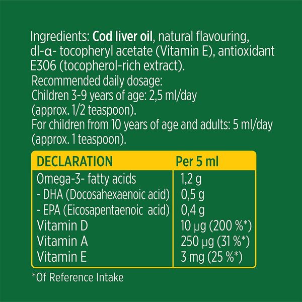 [Möller’s] Cod Liver Oil Lemon 250ml